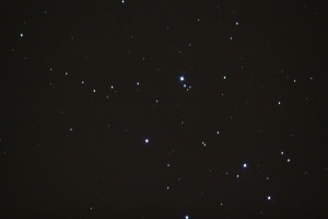 M45 ISO 6400 exp. 1sek FOTO Björn 12/3 2015 på balkongen Hagsätra