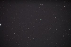 Ringnebulosan M57 Foto med SkyWatcher  250 Canon 60d ISO 800 Exp 35 sek 