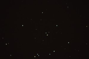 M44 tagit 9 apr 2015 i Bollmora, den kvällen var Björne också hos mej, exp 33 sek, ISO 500, fotat genom 24mm Baader, och reducer 0,63. Canon 60d.