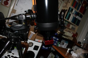 Atik 383 i primärfokus på Celestron 9,25" XLT