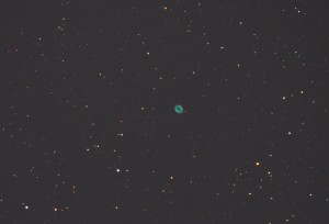 M 57 ringnebulosan iso 800 exp. 35 sek primfokus komacorr. canon 60d / björn janne matte