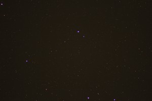 Huvudromben i DELPHINUS taget med 400mm objektiv med Canon60d monterad på min CG-5 montering, exp 115 sek, ISO 200, taget i Bollmora, Tyresö av Janne